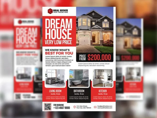 Grid Real Estate Flyer Template 1