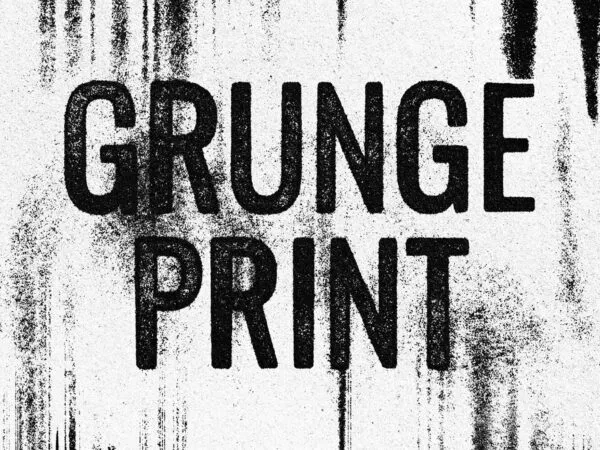 Grunge Print Text Effect 1