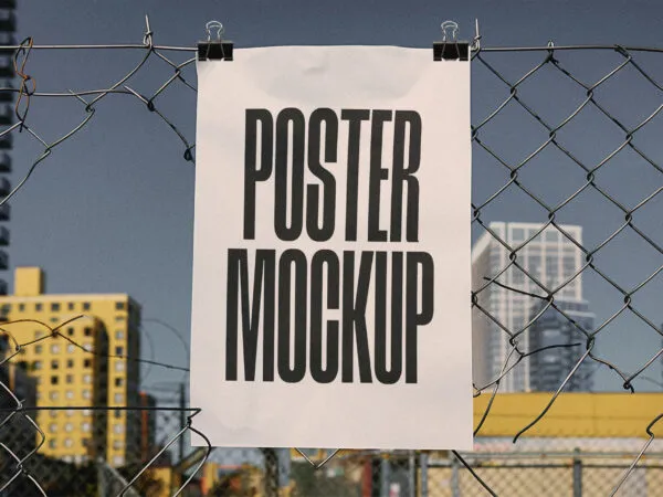 Grunge Urbanistic Poster Mockup 1