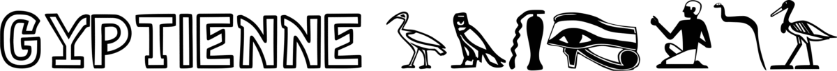 Gyptienne Font 1