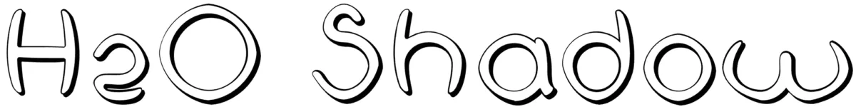 H2O Shadow Font 1
