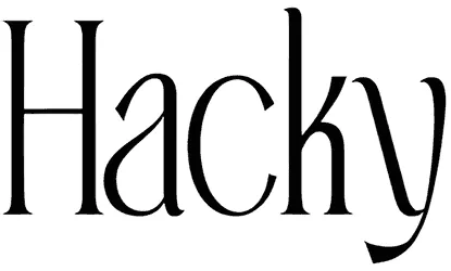 Hacky Font 1