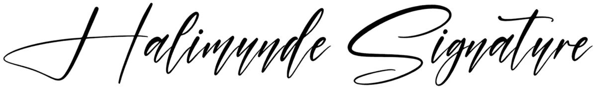 Halimunde Signature Font 1