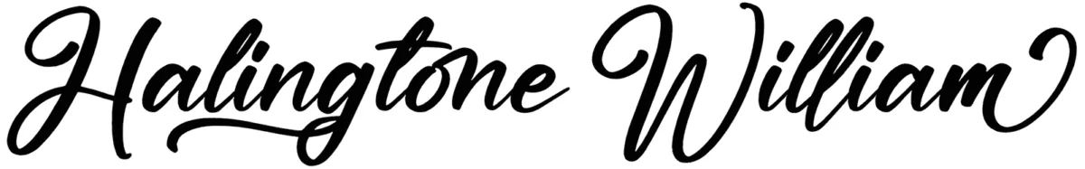 Halingtone William Font 1