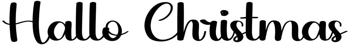 Hallo Christmas Font 1