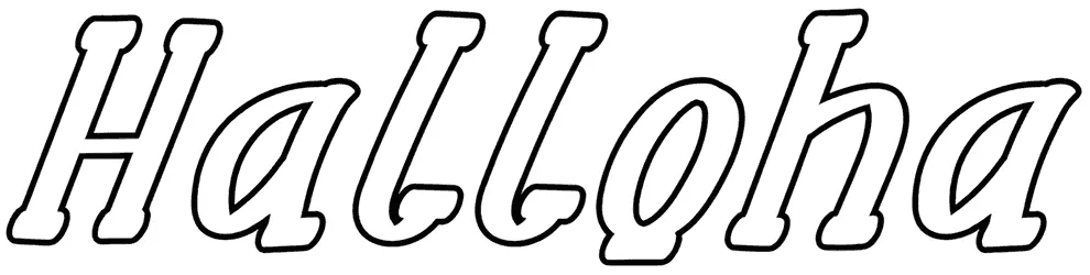 Halloha Font 1