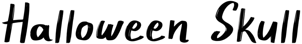 Halloween Skull Font 1