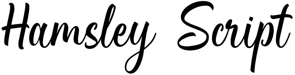 Hamsley Script Font 1