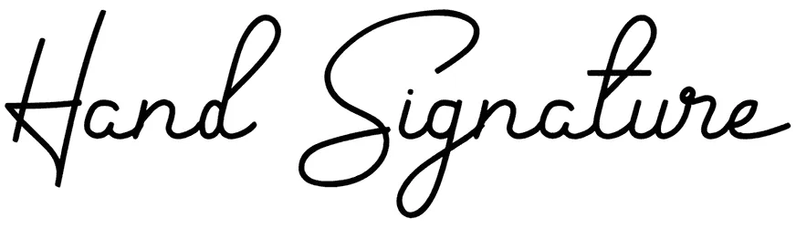 Hand Signature Font 1