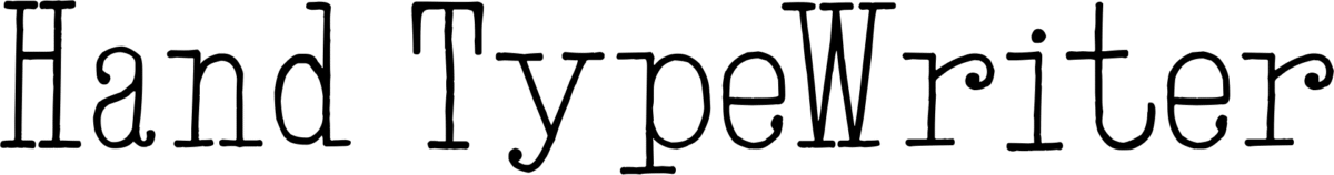 Hand TypeWriter Font 1