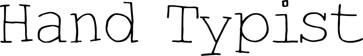 Hand Typist Font 1