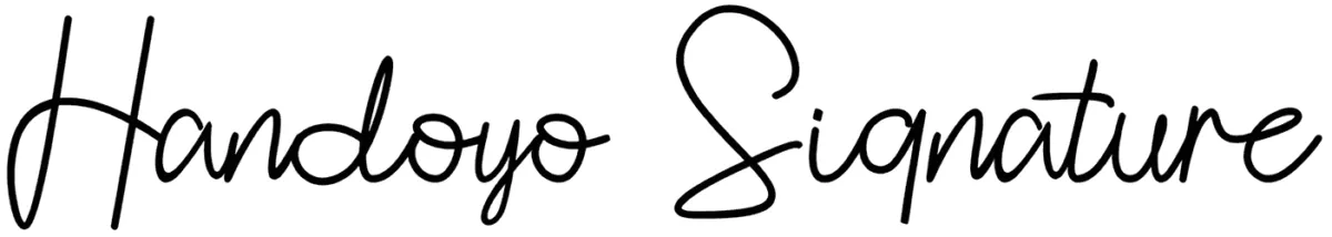 Handoyo Signature Font 1