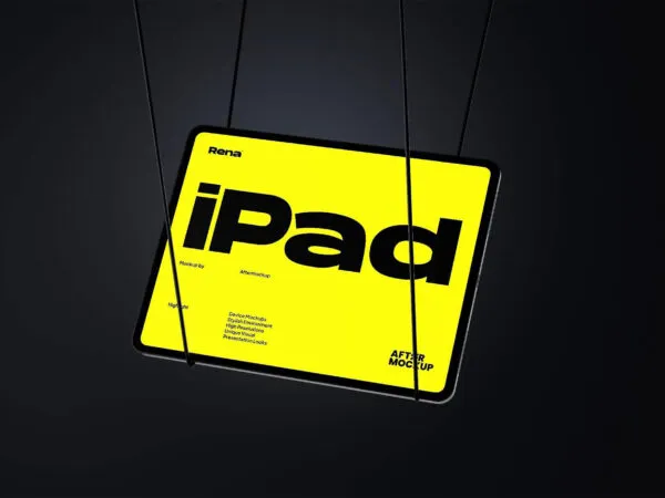 Hanging iPad Mockup 1