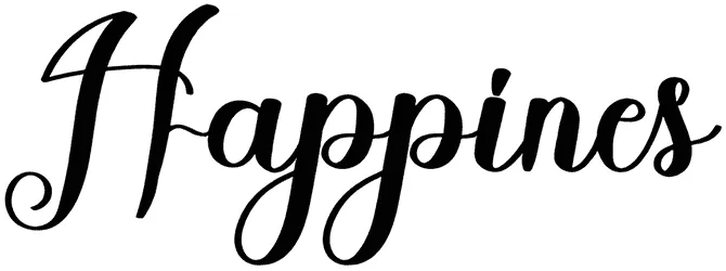 Happines Font 1