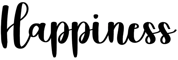 Happiness Font 1