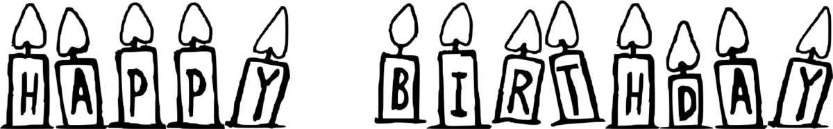 Happy Birthday Font 1