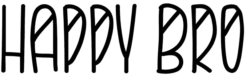 Happy Bro Font 1