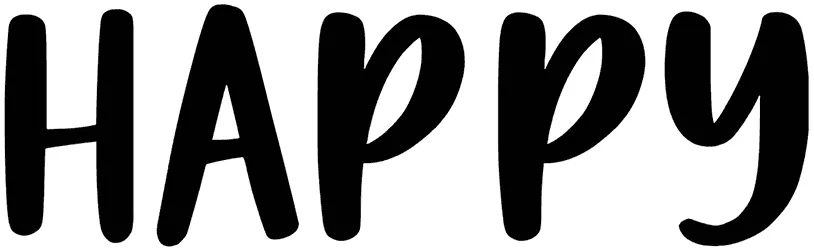 Happy Font 1