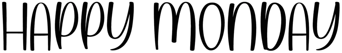 Happy Monday Font 1