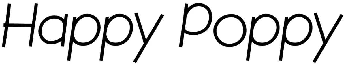 Happy Poppy Font 1