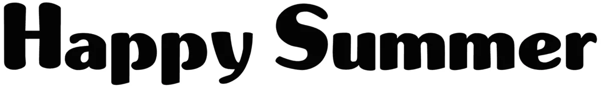 Happy Summer Font 1