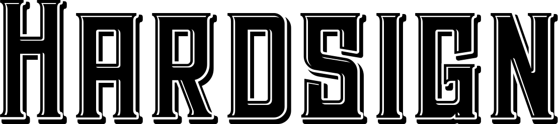 Hardsign Font 1