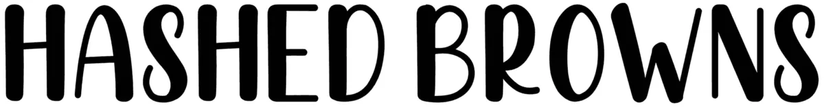 Hashed Browns Font 1