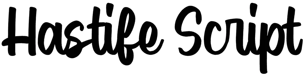 Hastife Script Font 1