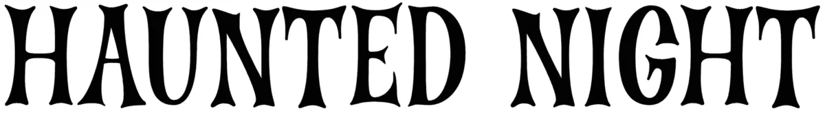 Haunted Night Font 1