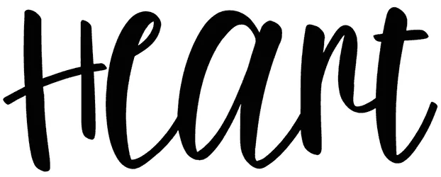 Heart Font 1