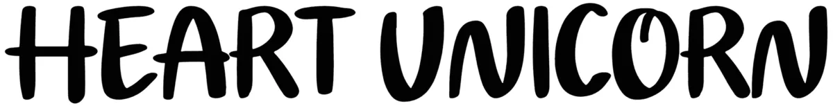 Heart Unicorn Font 1