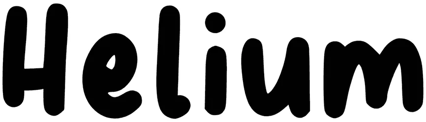 Helium Font 1