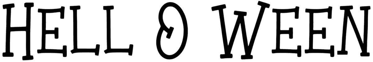 Hell O Ween Font 1