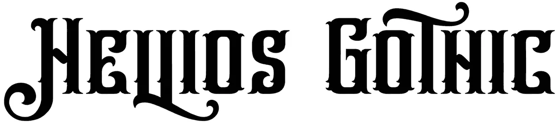Hellios Gothic Font 1