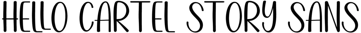 Hello Cartel Story Sans Font 1