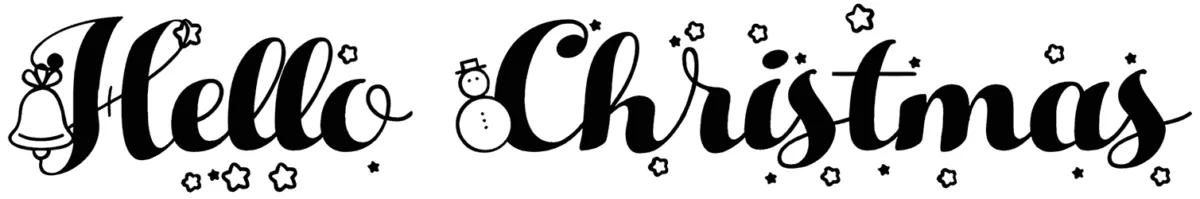 Hello Christmas Font 1