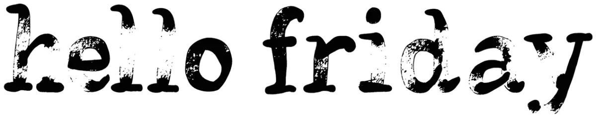 Hello Friday Vector Font 1