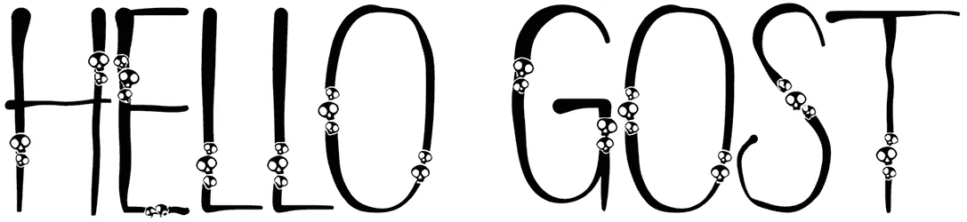 Hello Gost Font 1