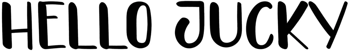 Hello Jucky Font 1