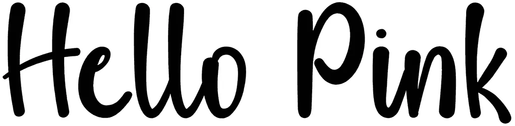 Hello Pink Font 1