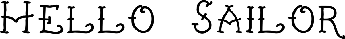 Hello Sailor Font 1
