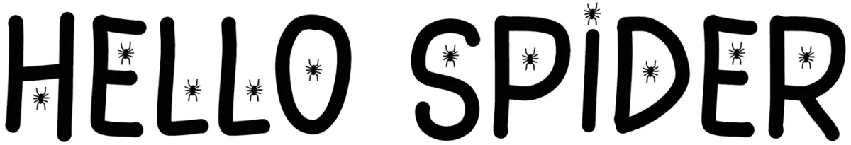 Hello Spider Font 1