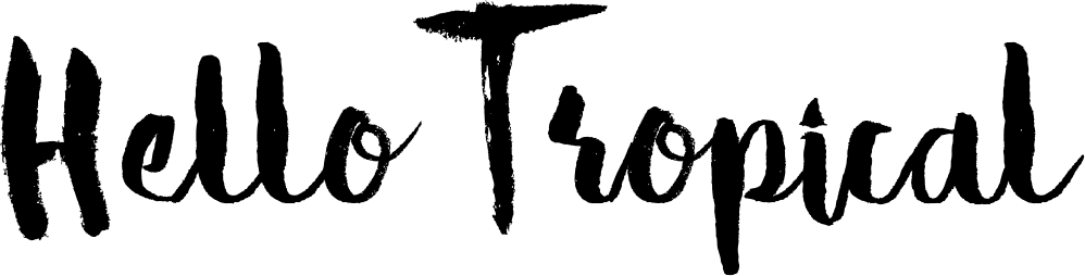 Hello Tropical Font 1