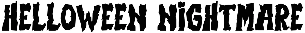 Helloween Nightmare Font 1