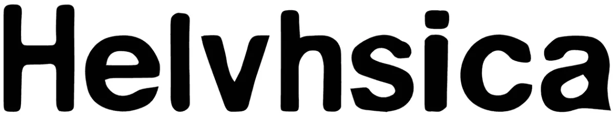 Helvhsica Font 1
