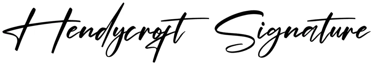 Hendycroft Signature Font 1