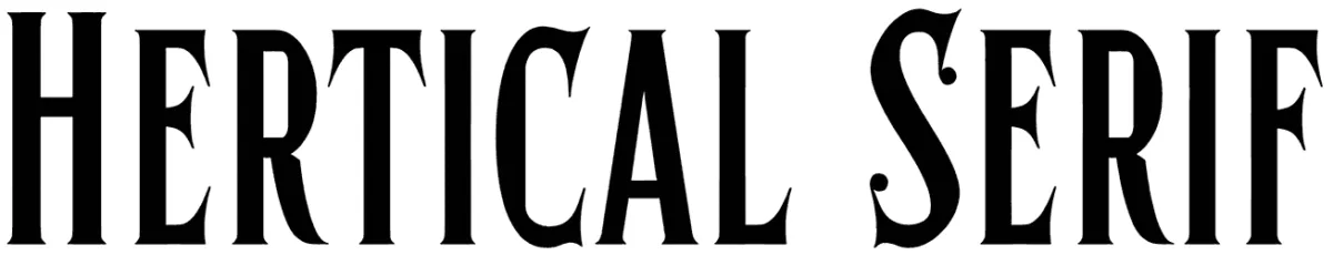 Hertical Serif Font 1