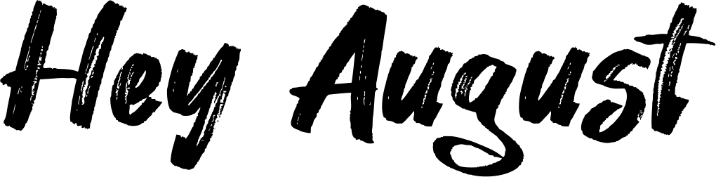 Hey August Font 1