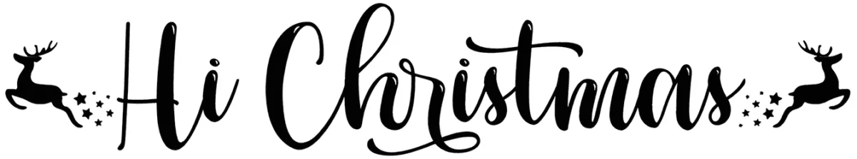 Hi Christmas Font 1