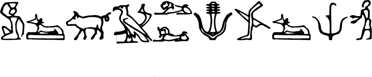 Hieroglify Font 1